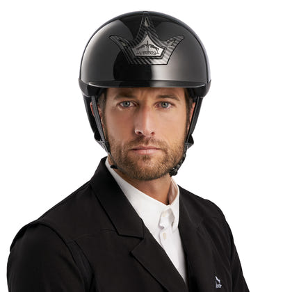 Veredus Vita Carbon Gel GST Glossy Riding Helmet with Standard Visor
