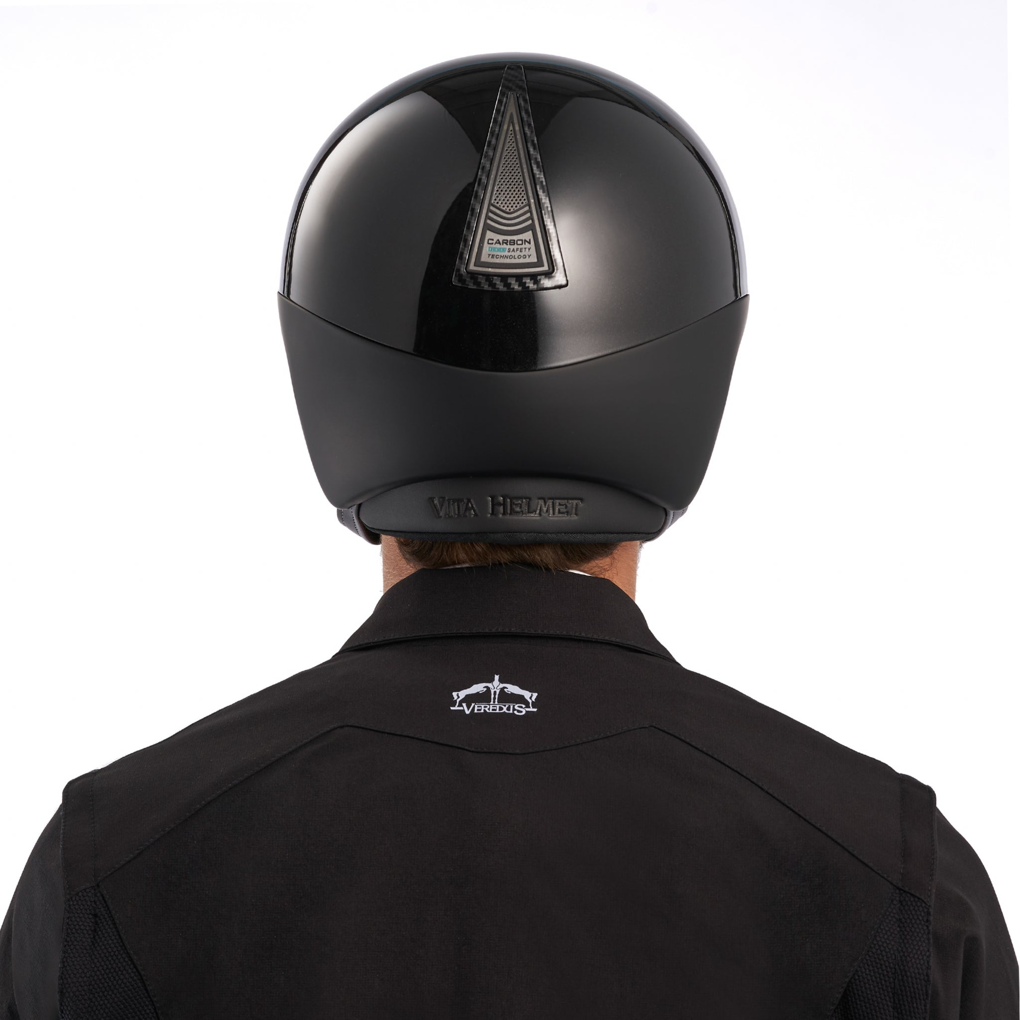 Veredus Vita Carbon Gel GST Glossy Riding Helmet with Standard Visor