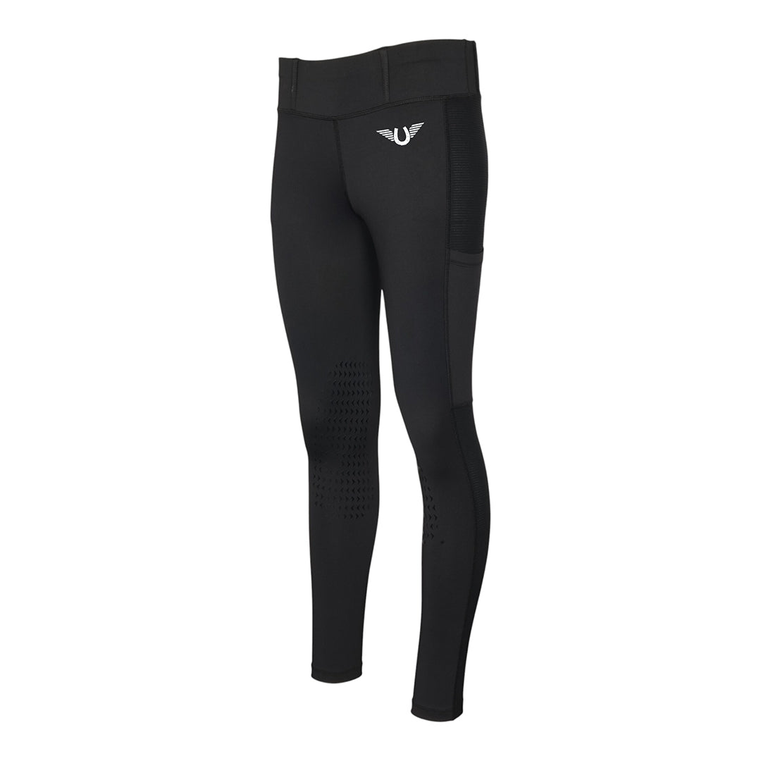 TuffRider Kids Sport Tights With Phone Pockets & Belt Loops