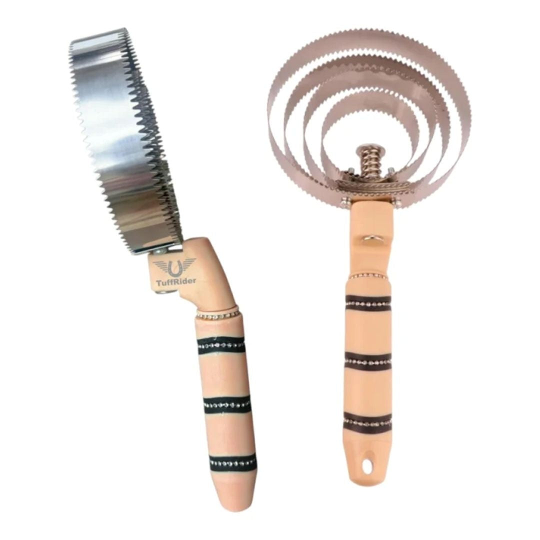 TuffRider Diamond Crcular Metal Curry Comb