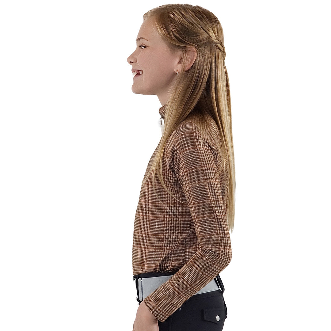Dapplebay Kids Heirloom 1/4 Zip LS Riding Top