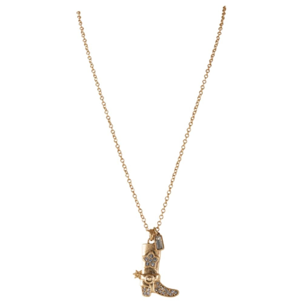 Justin Ladies Cowboy Boot Pendent & Necklace