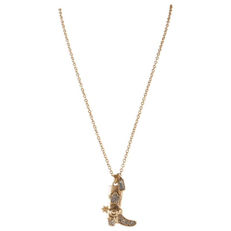 Justin Ladies Cowboy Boot Pendent & Necklace