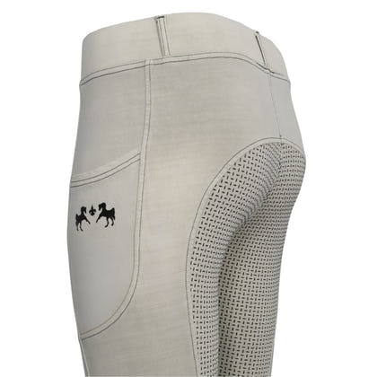 Equine Couture Ladies Silicon FS Tights with Phone Pocket