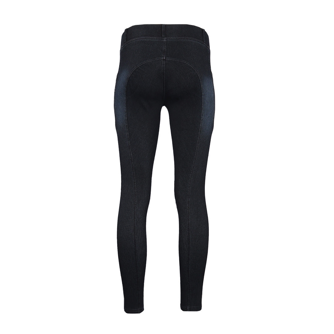 Equine Couture Ladies Denim KP Tights with Phone Pocket