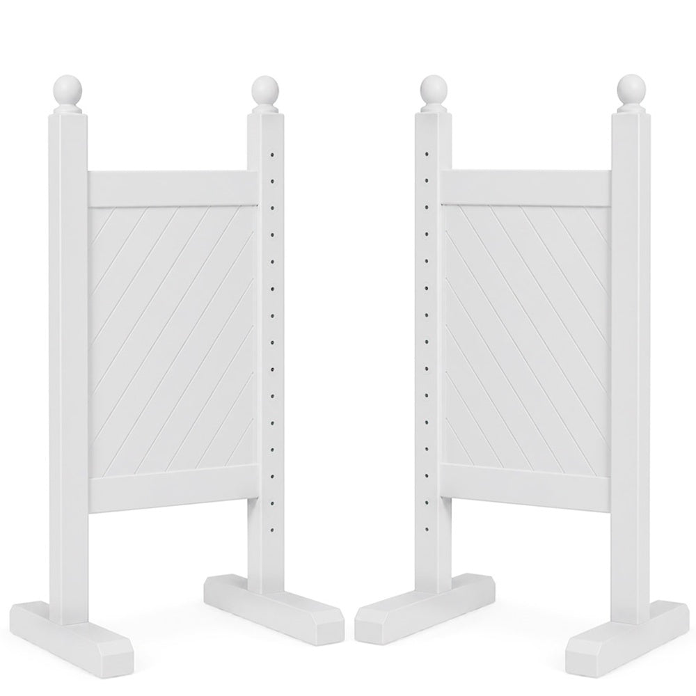 Burlingham Sports Square Panel Solid Color 5 Ft Jump Standards