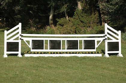 Burlingham Sports Diagonal Panel Two Tone 5 Ft Jump Standards