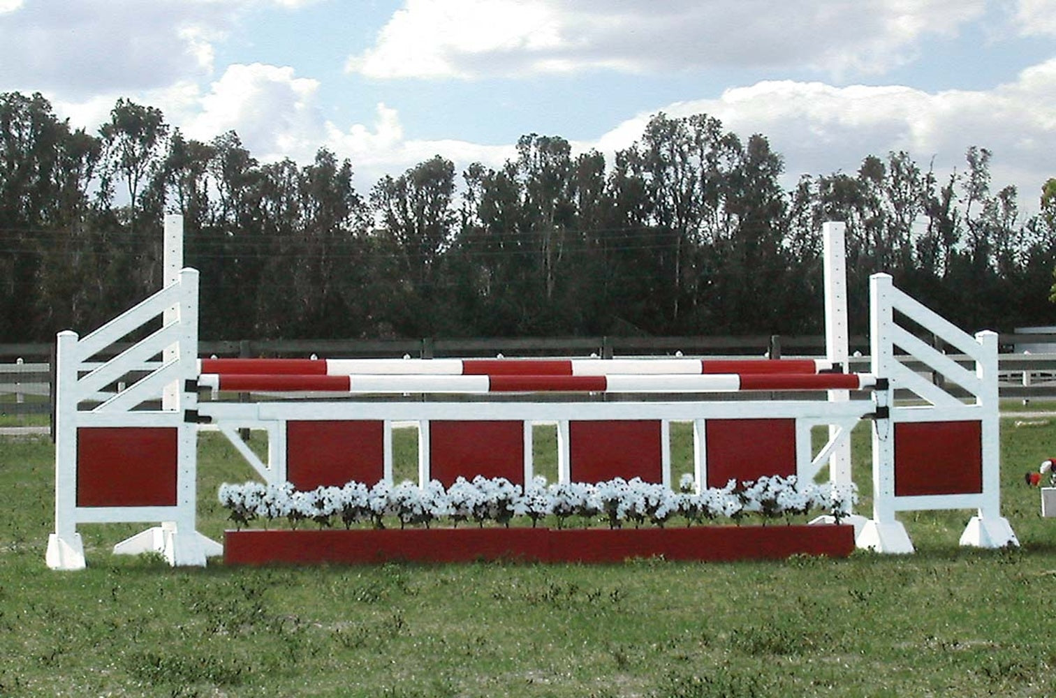 Burlingham Sports Diagonal Panel Two Tone 5 Ft Jump Standards