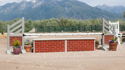 Burlingham Sports Red Brick 5 Ft Jump Standards