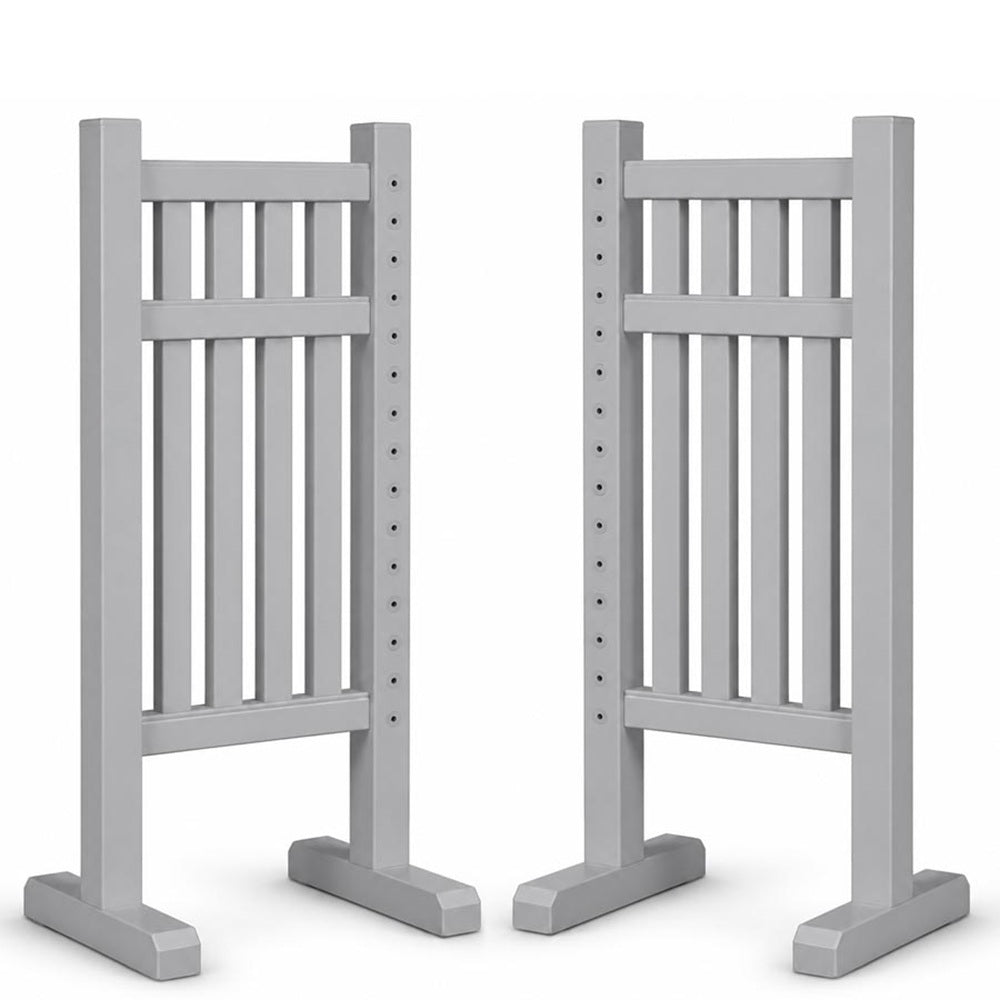 Burlingham Sports Vertical Slat Solid Color 5 Ft Jump Standards