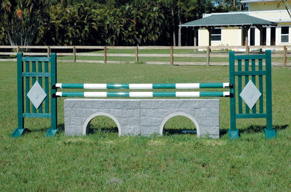 Burlingham Sports Straight Picket Diamond Two Tone 5 Ft Jump Standards