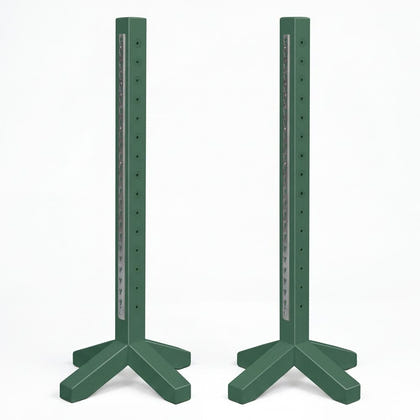 Burlingham Sports Schooling Standards 5 Ft - Metal Keyhole Tracks
