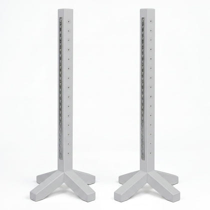 Burlingham Sports Schooling Standards 5 Ft - Metal Keyhole Tracks