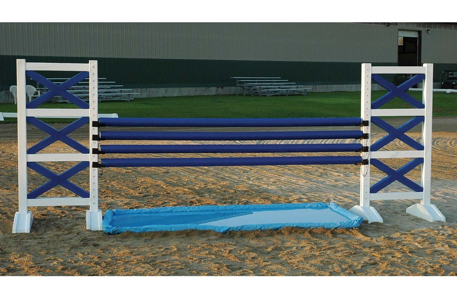Burlingham Sports Solid Color Jump Poles - Set of 4