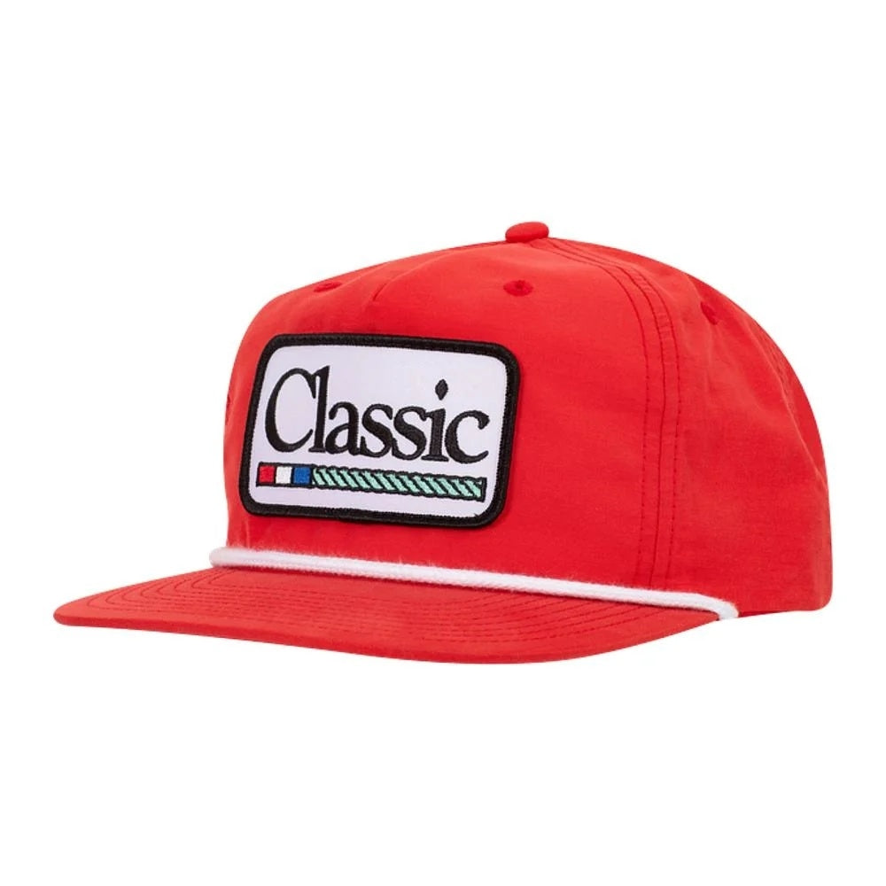 Classic Rope Embroidered Retro Logo Patch Cap