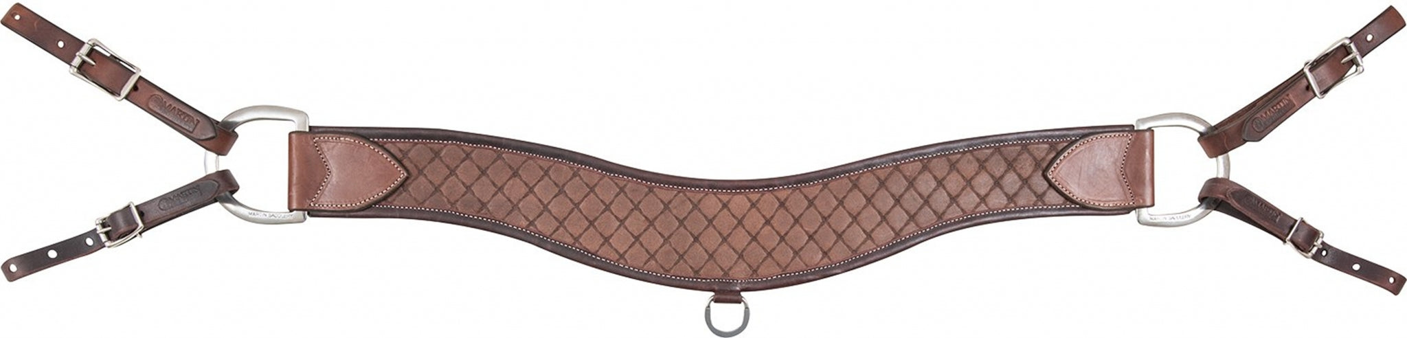 Martin Saddlery 4" Steer Roper Roper Quilted Tooling Wrapped Breast Collar