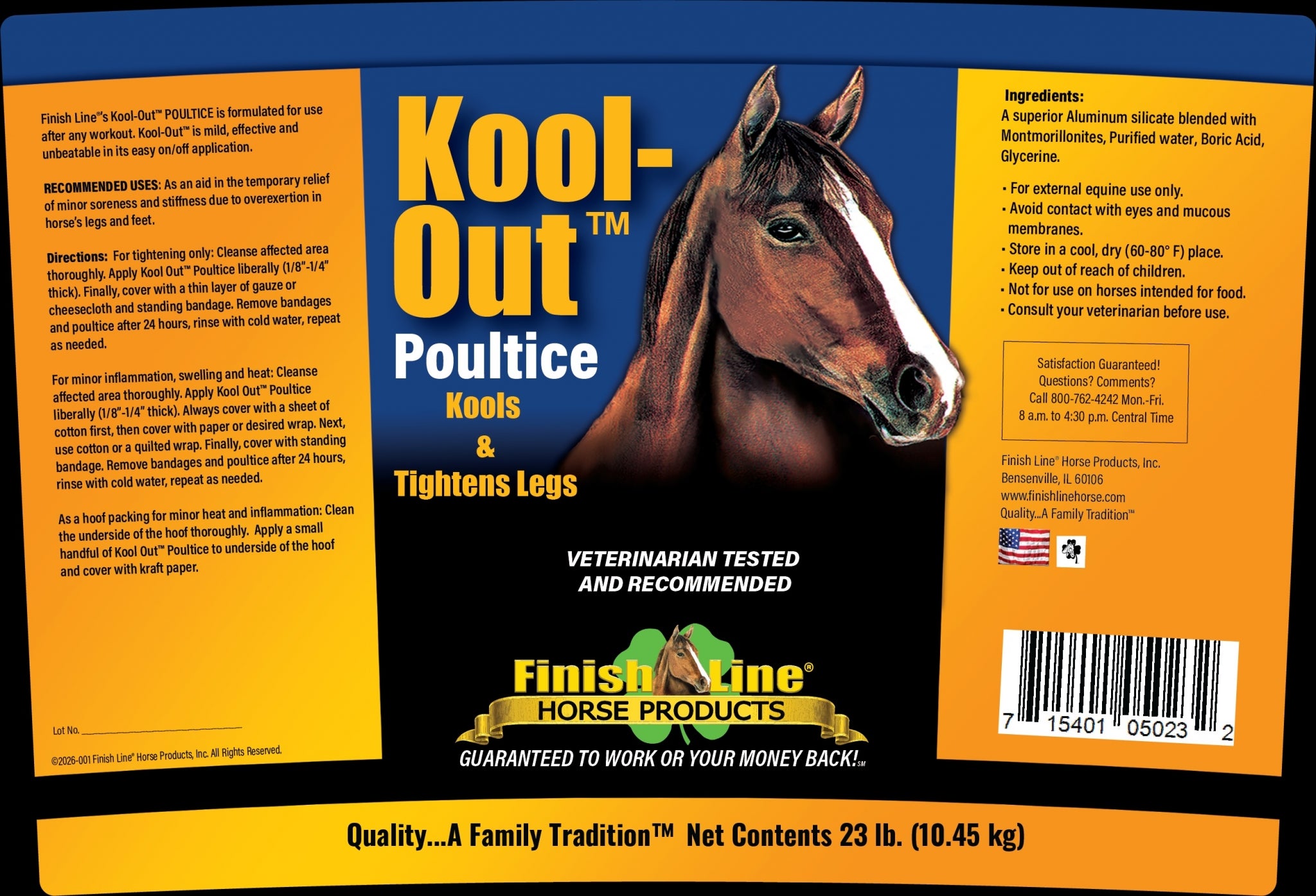 Finish Line Kool-Out Poultice