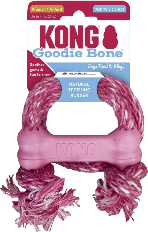 KONG Puppy Goodie Bone with Rope