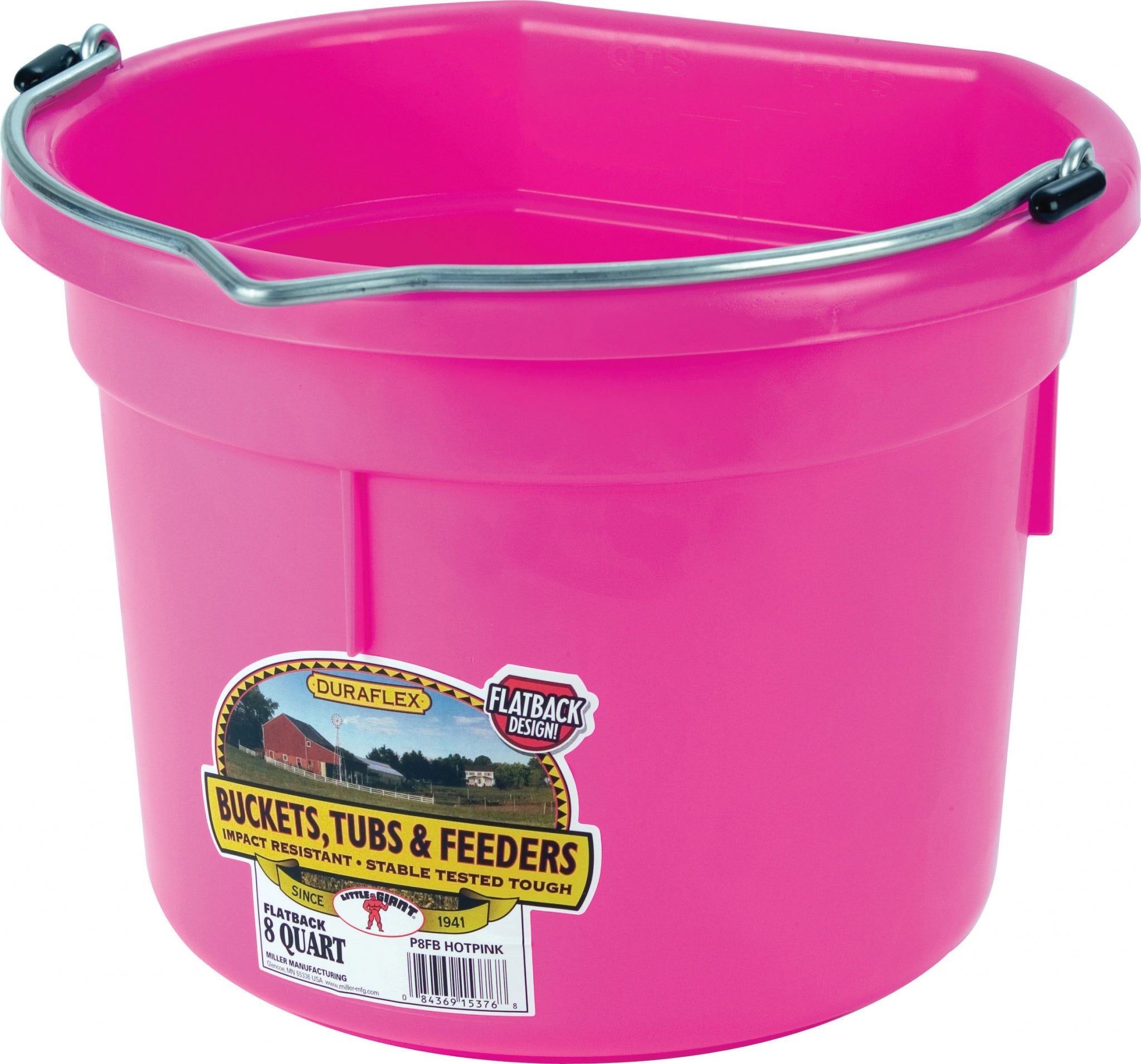 Flatback Bucket For Goats/Sheep/Miniature Horses