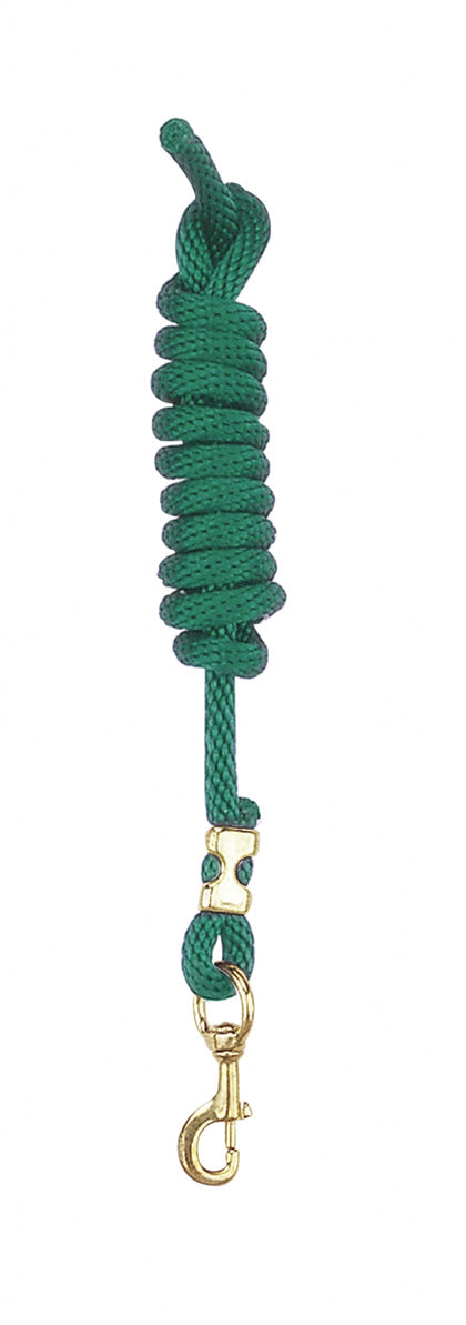 Perris Poly Nylon Lead With Brass Snap 8ft Brn