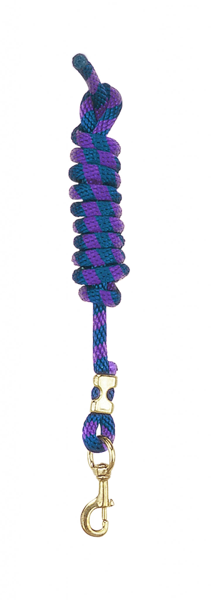 Perris Poly Nylon Lead With Brass Snap 8ft Brn