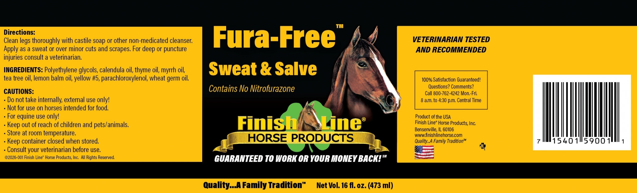 Finish Line Fura-Free Sweat And Salve