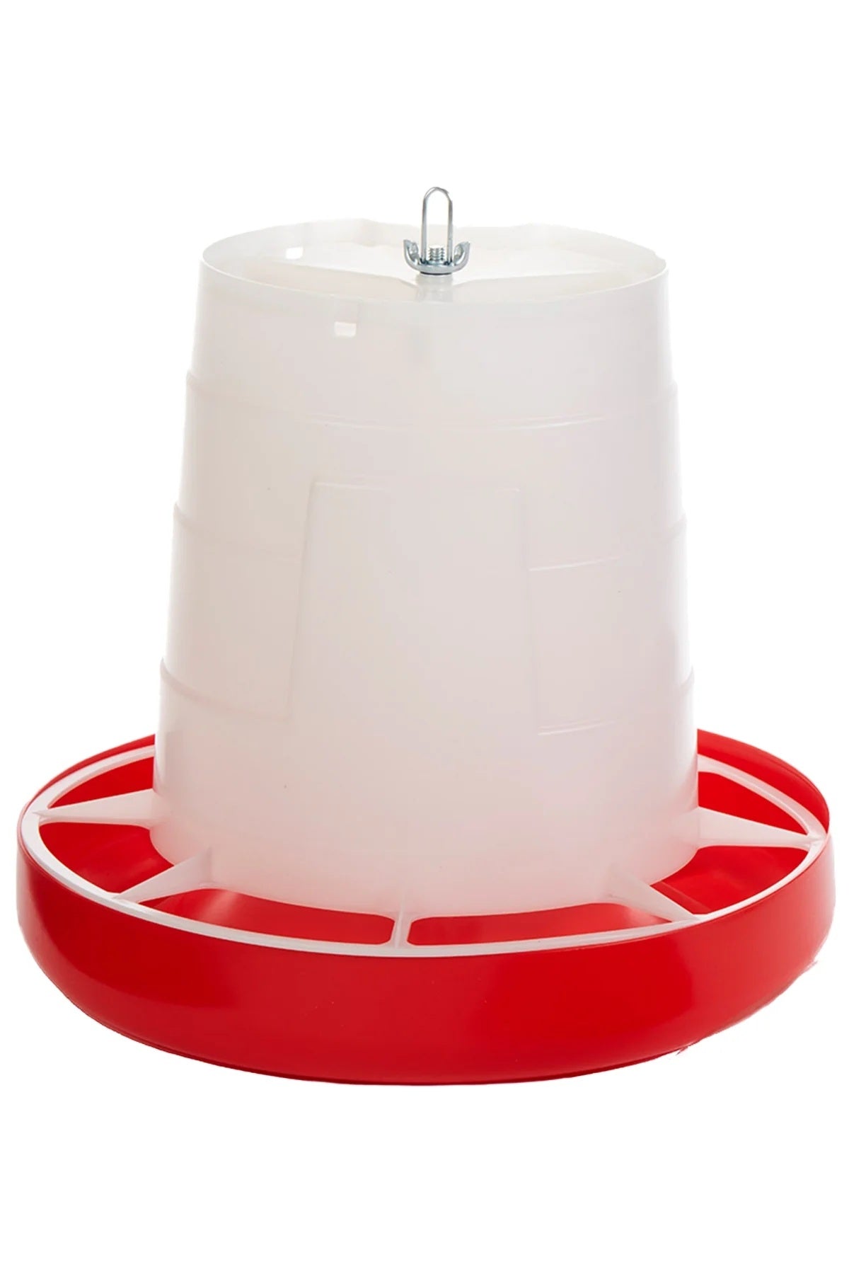 Hanging Poultry Feeder 3lb Red
