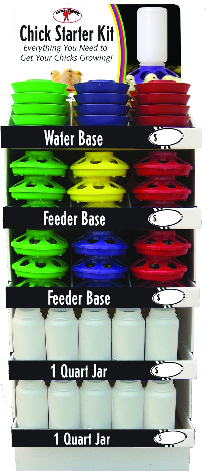 Little Giant Chick Base & Jar Display