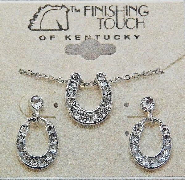Finishing Touch Horse Head with Crystal Stone Gift Set