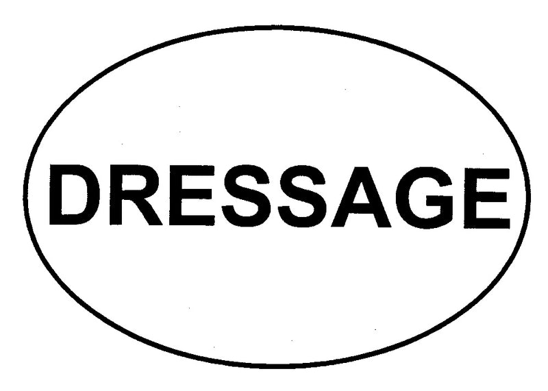 Euro Dressage (Letter) Decal