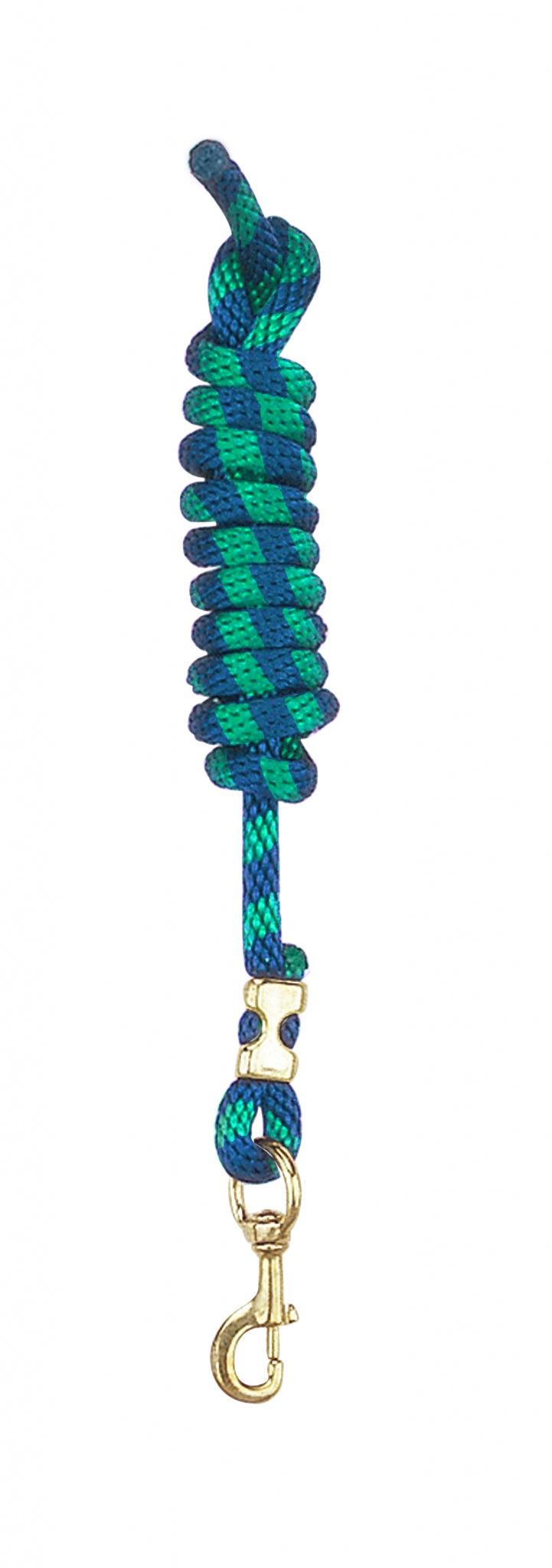 Perris Poly Nylon Lead With Brass Snap 8ft Brn