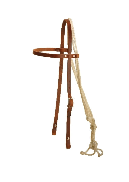 Tory Bosal Browband Headstall with Nylon Fiador