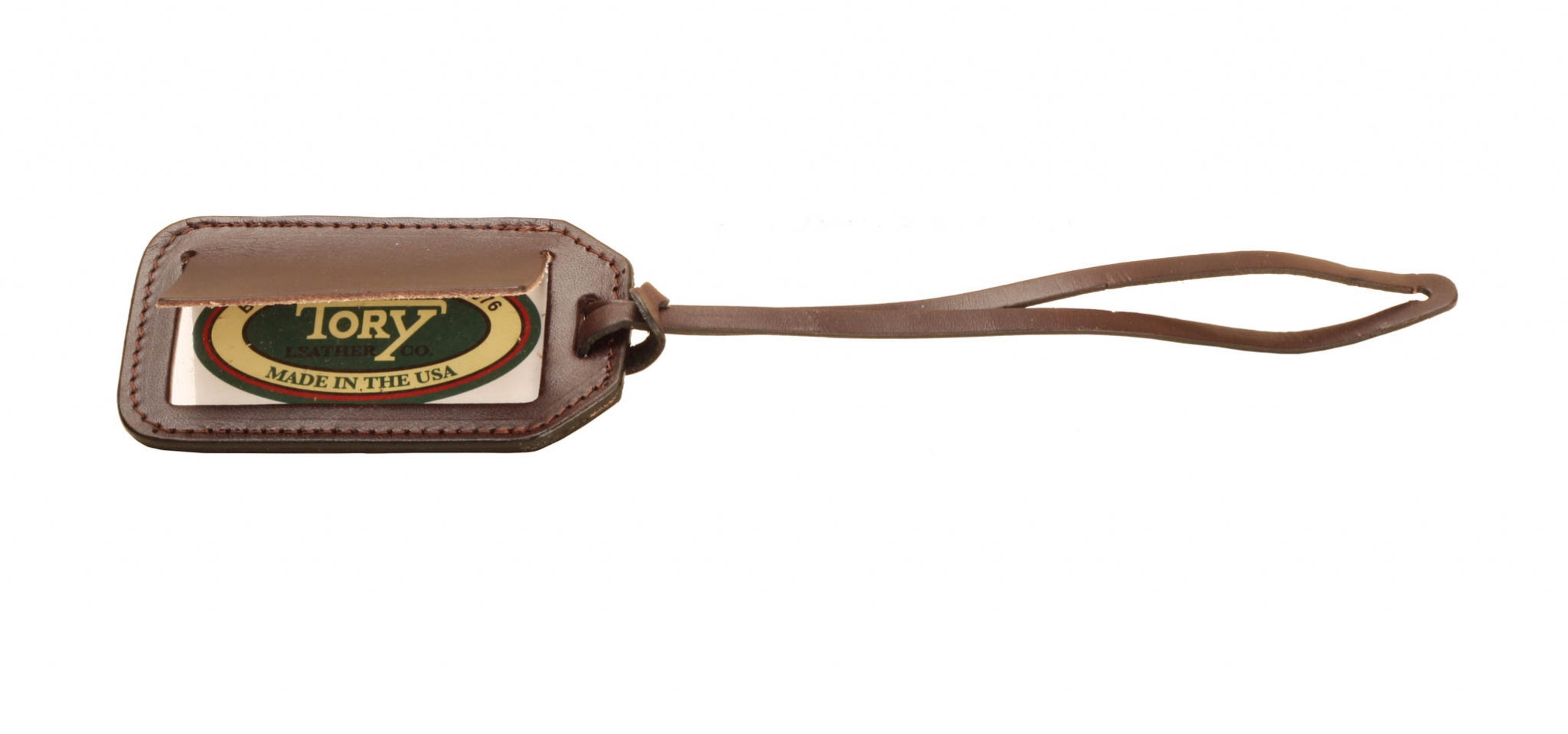 Tory Leather Luggage Tag