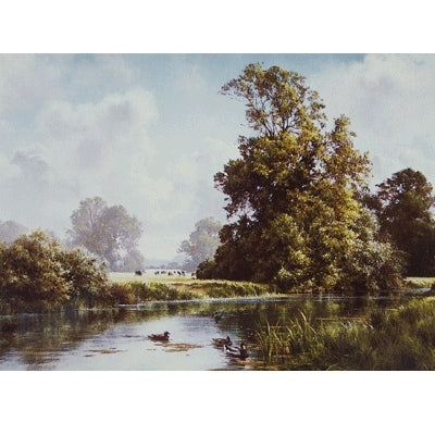 Late Summer on the River Blank Greeting Cards - 6 Pack