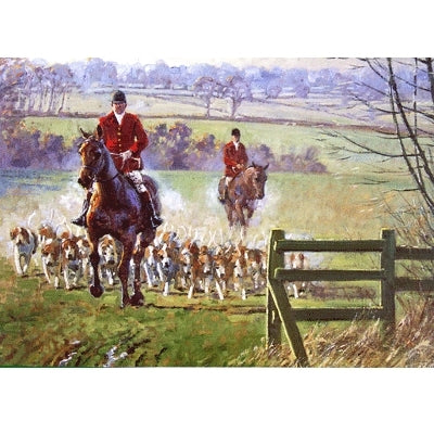 Going to Covert (Fox Hunting) Blank Greeting Cards - 6 Pack