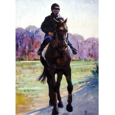 Walking Out (Horse Racing) Blank Greeting Cards - 6 Pack