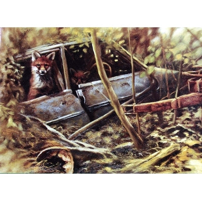 A New Home (Fox) Blank Greeting Cards - 6 Pack