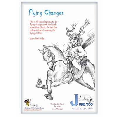 Flying Changes Greeting Card - Pack of 6