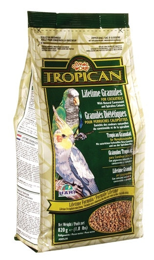 Tropican Lifetime Cockatiel Formula Granules