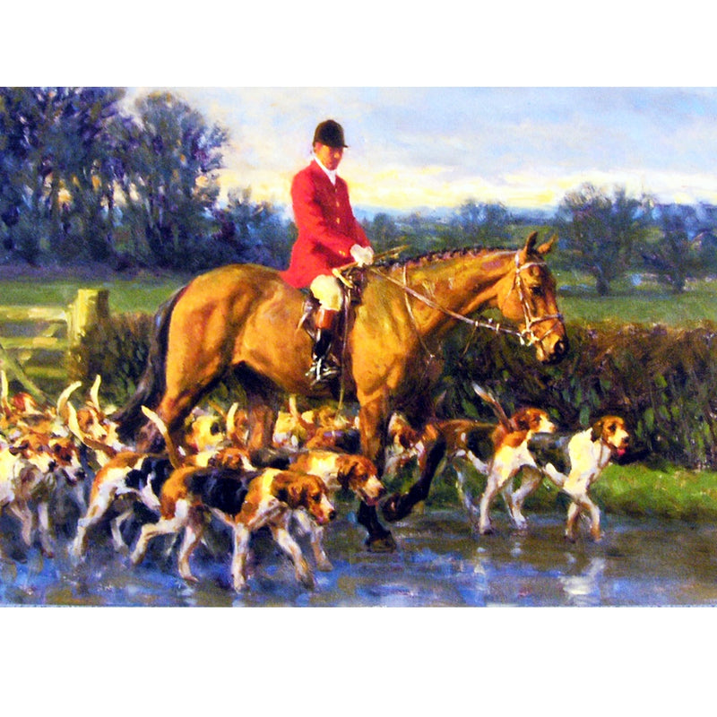 X-Mas Coming Home (Fox Hunt) Happy Christmas Christmas Cards - 10 Pack
