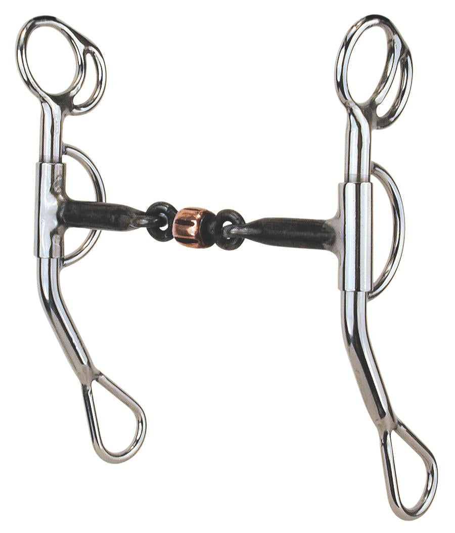 REINSMAN Stage C Reining Horse Snaffle With Copper Roller