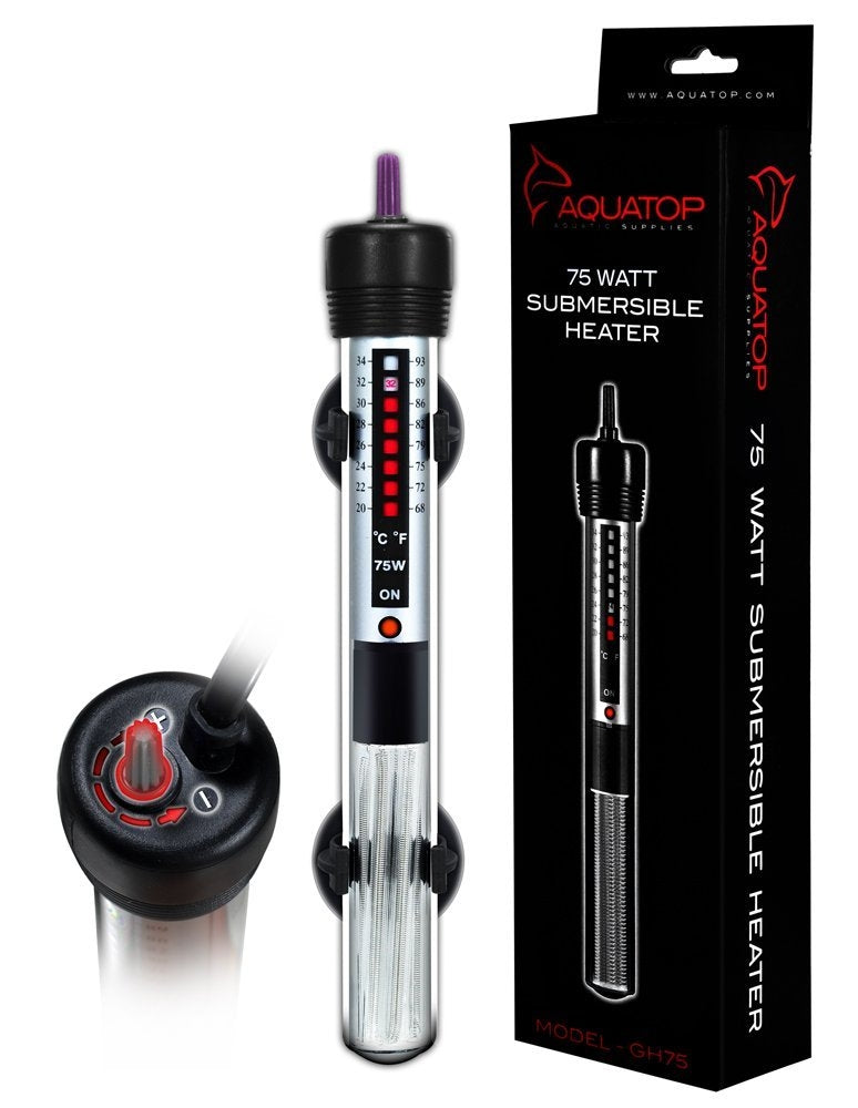 Aquatop Submersible Glass Aquarium Heater