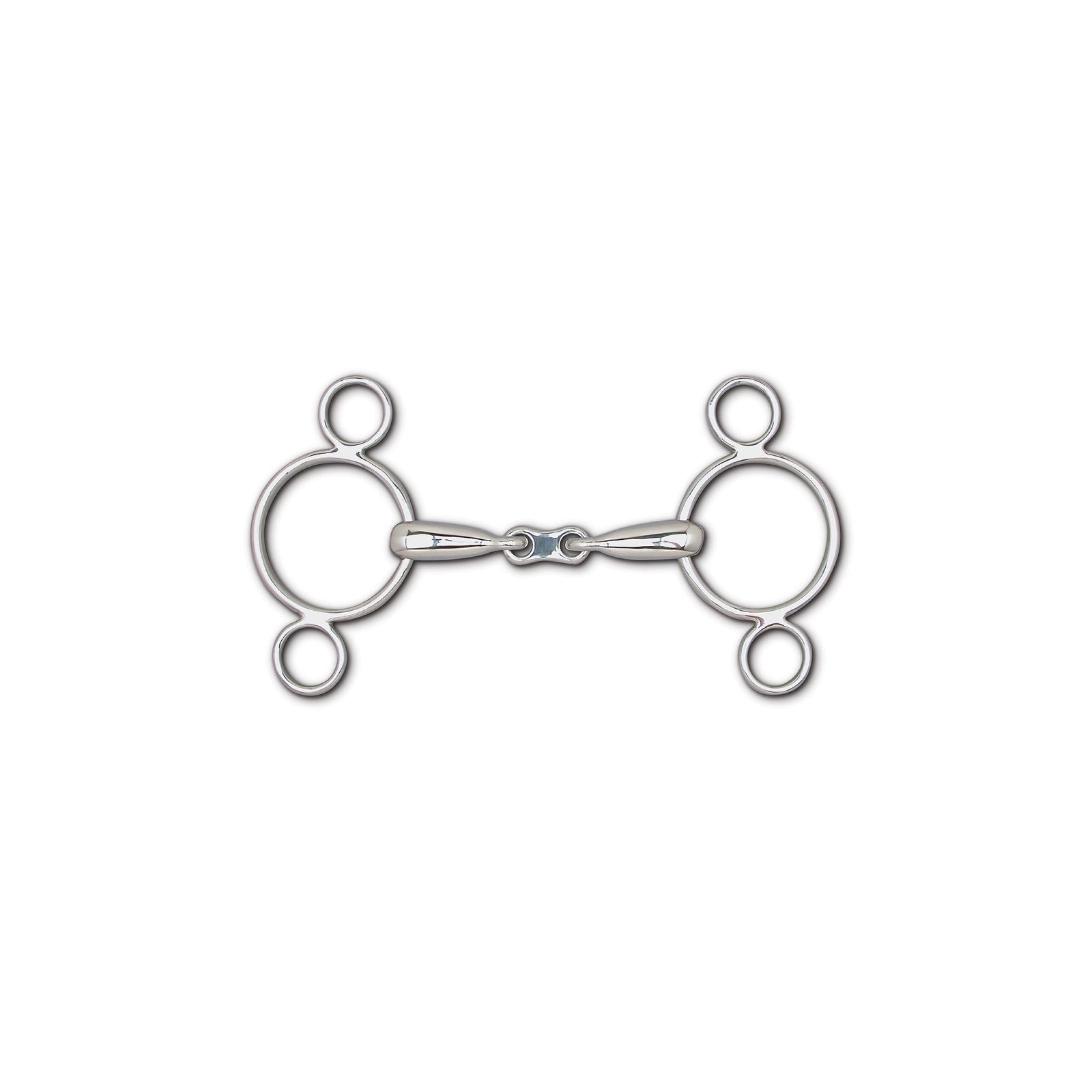 Toklat Hollow Mouth Frenchlink Snaffle 3Ring Gag 5