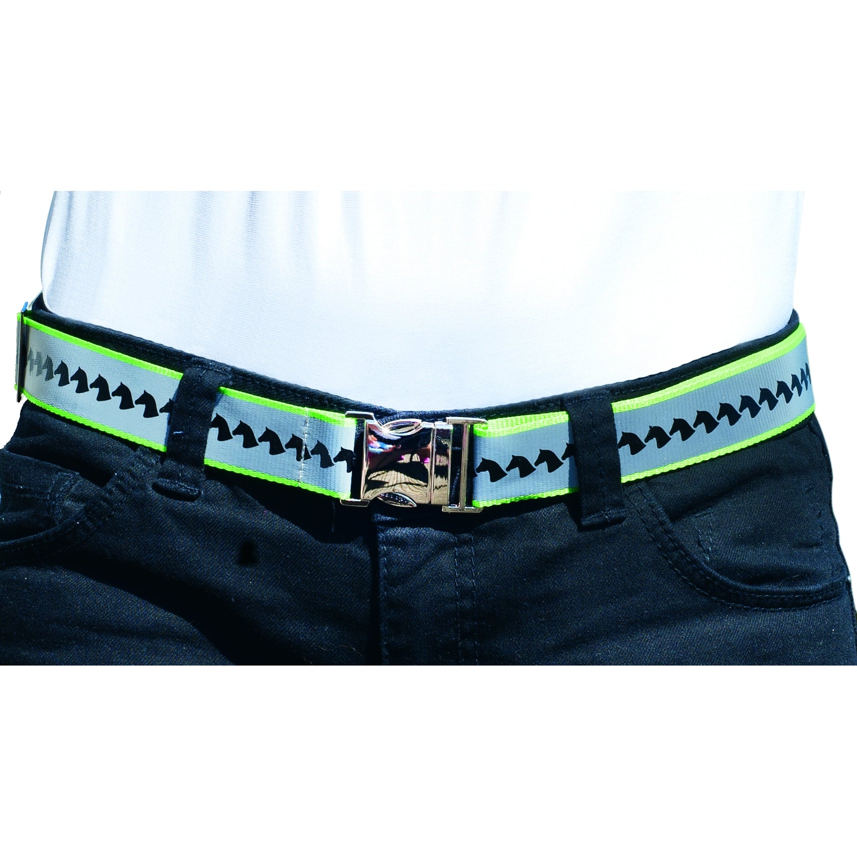 Reflective Horse Heads Belt
