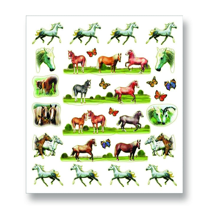 Horses & Butterflies Stickers
