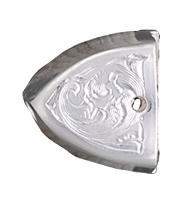Montana Silversmiths Clear Edge Engraved Silver Buckle Tip