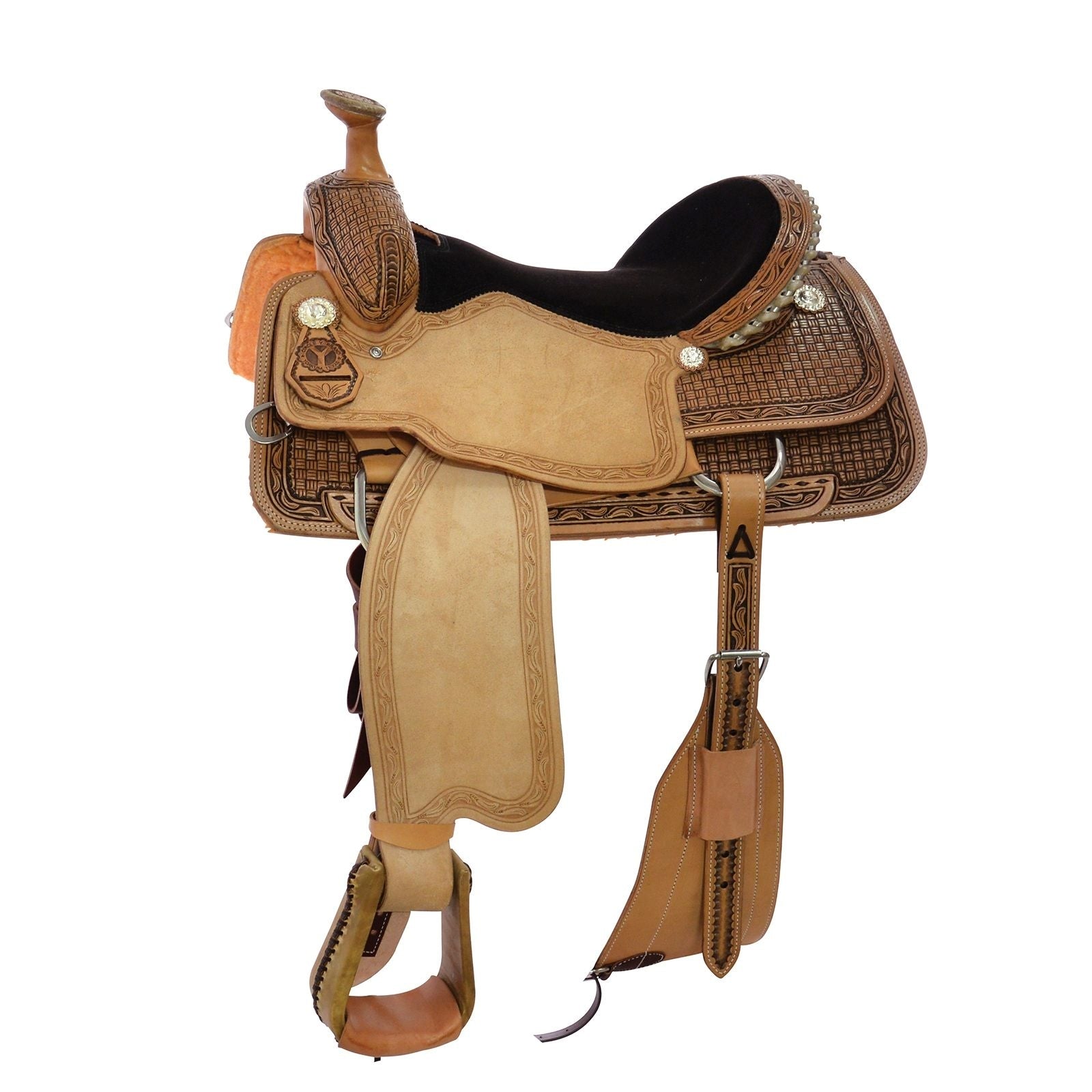 Circle Y Briscoe Roughout Roper Saddle