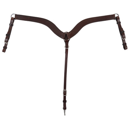 Circle Y No Choke Tapered Smooth Breast Collar