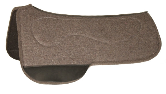 Circle Y Drop Rig Full Tacky-Tack Bar Liner Wool Felt Pad - Grey