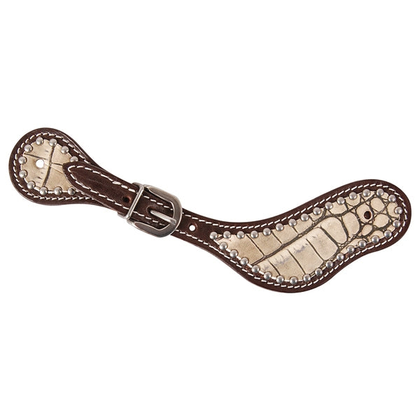 Cashel Cowboy Gator Print Spur Strap